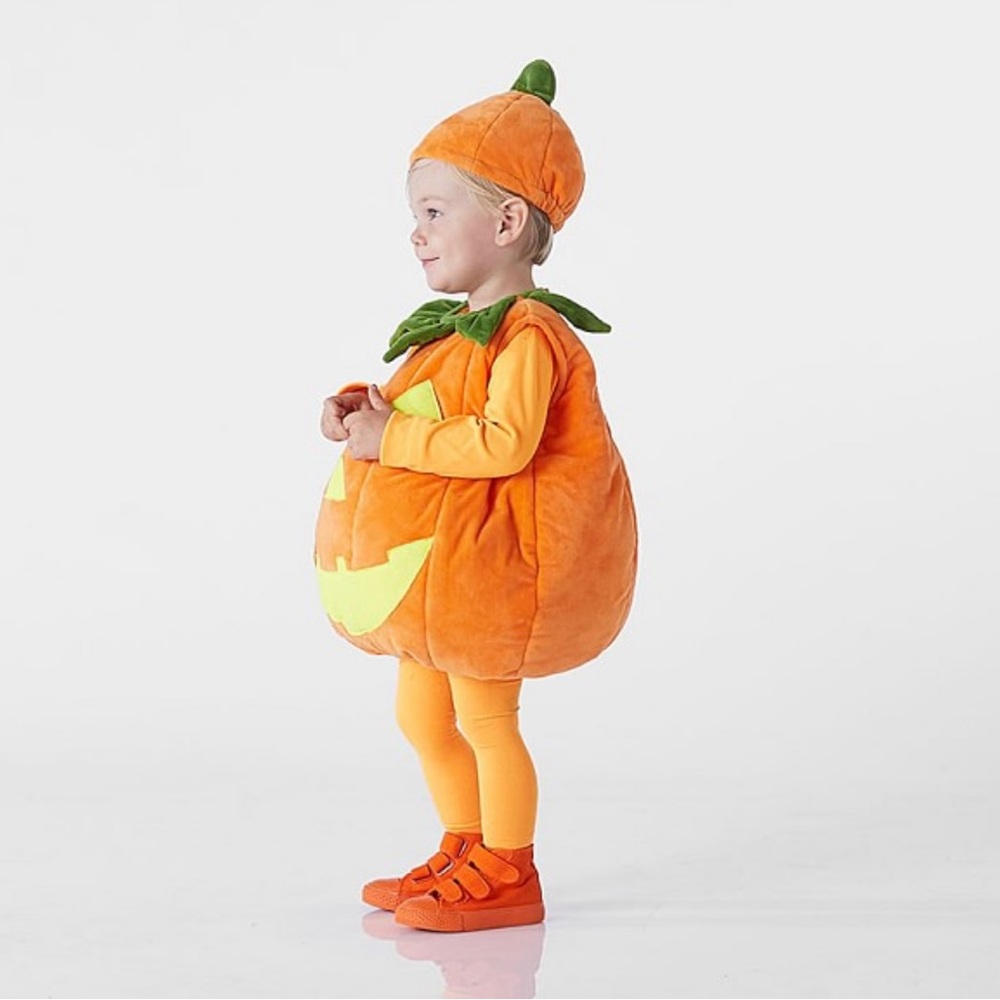 Glow-in-the-Dark Pumpkin Halloween Costume 🎃 2T